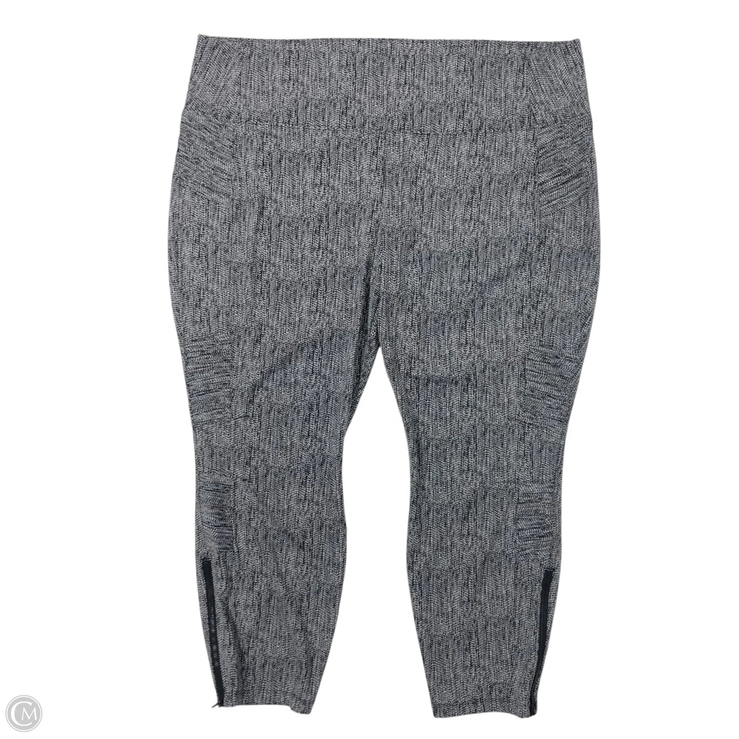 Athletic Pants By Athleta In Black & White, Size: 3x