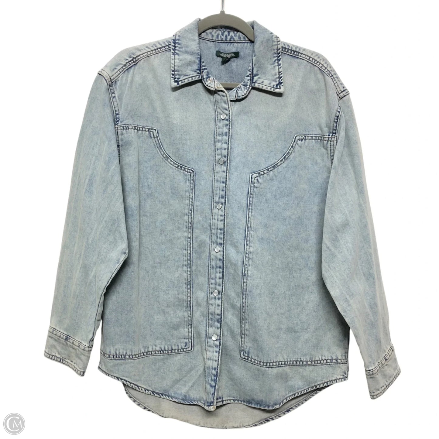 Jacket Denim By Wild Fable In Blue Denim, Size: S