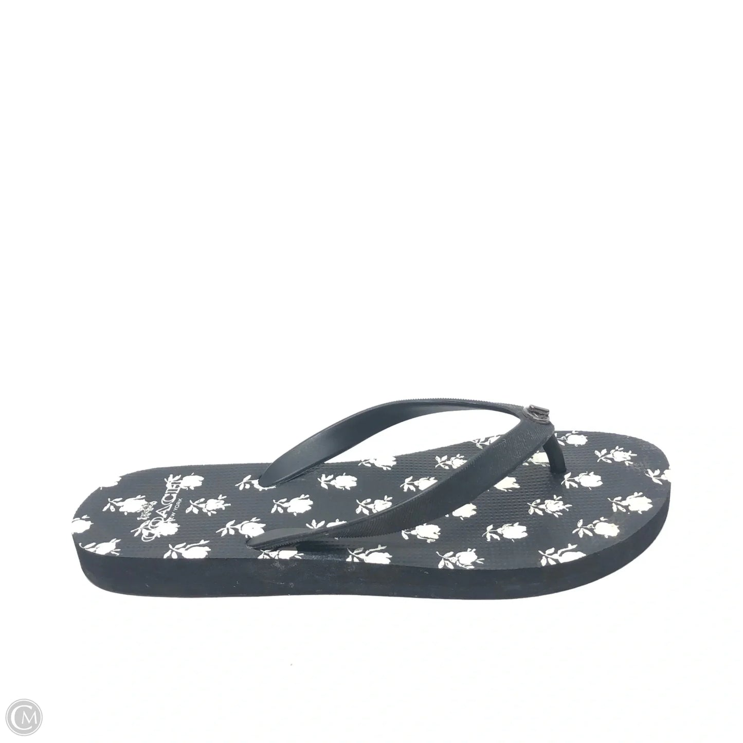 Sandals Designer By Coach In Black, Size: 8