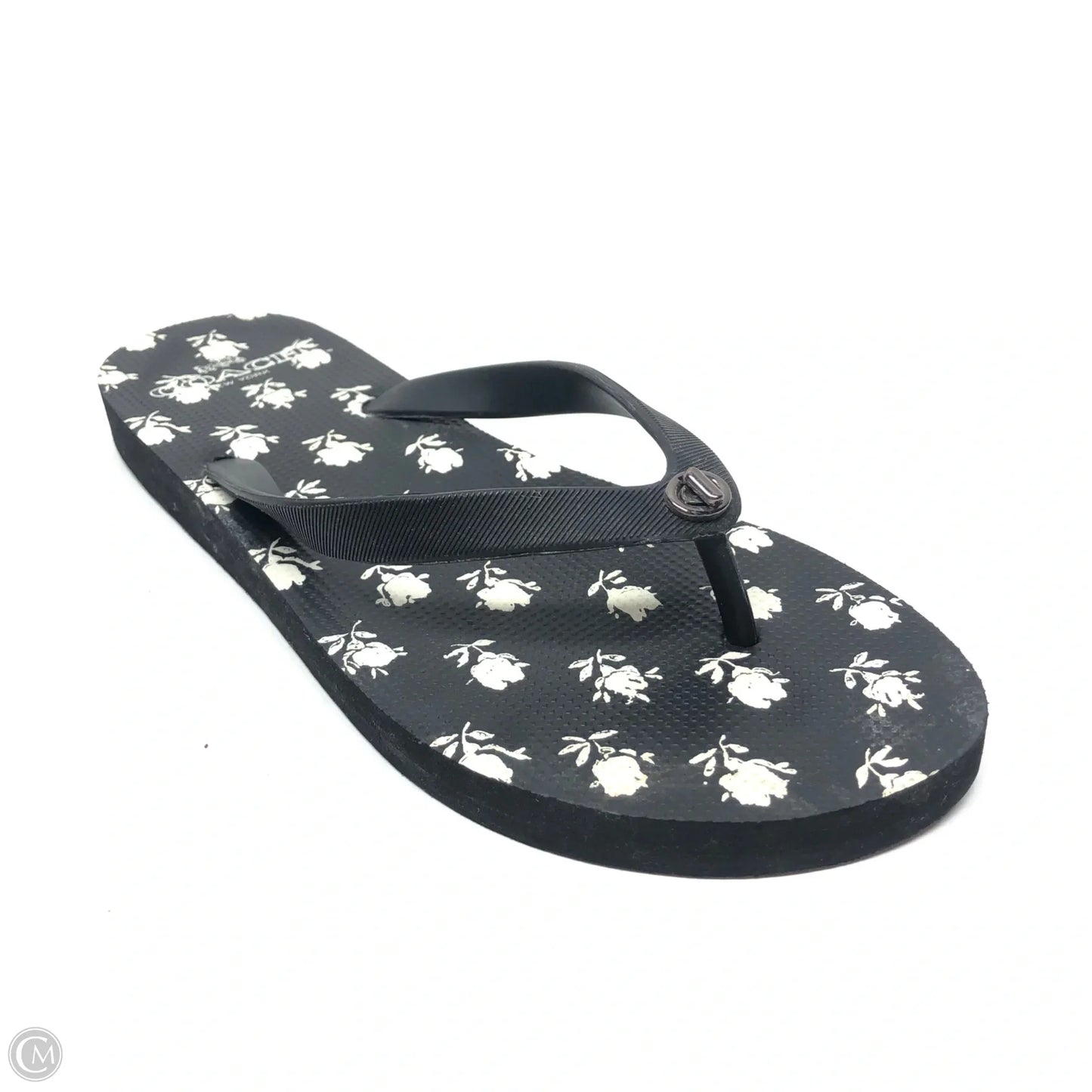 Sandals Designer By Coach In Black, Size: 8