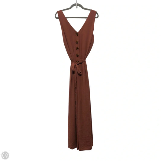 Jumpsuit By Dex In Brown, Size: Xl