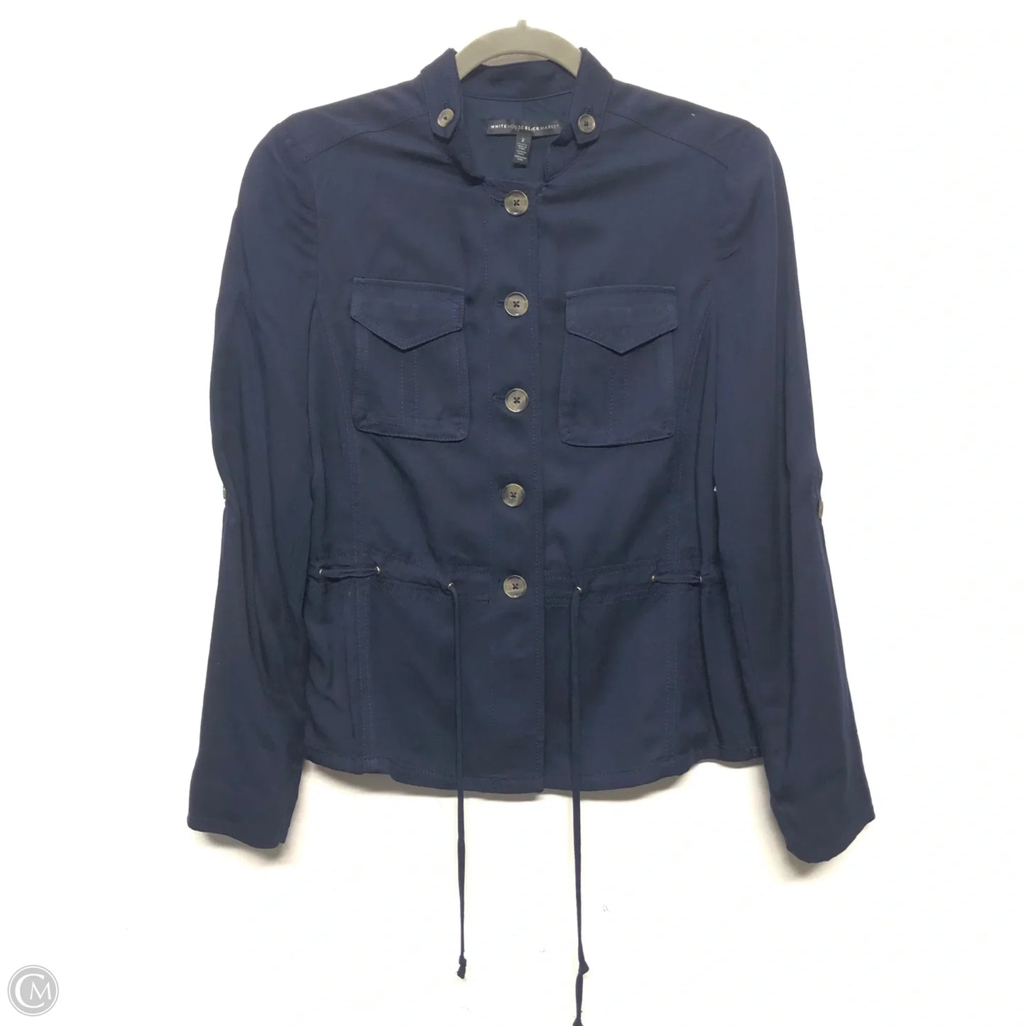 Jacket Utility By White House Black Market In Navy, Size: 2