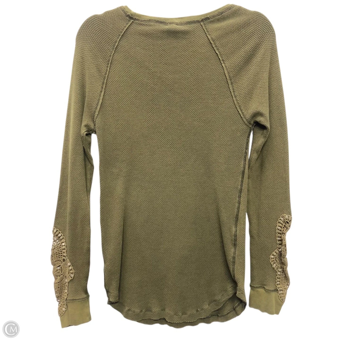 Top Long Sleeve By Free People In Green, Size: Xl