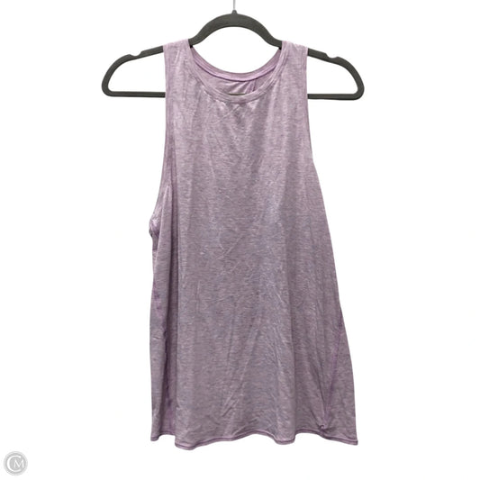 Athletic Tank Top By Lululemon In Purple, Size: M