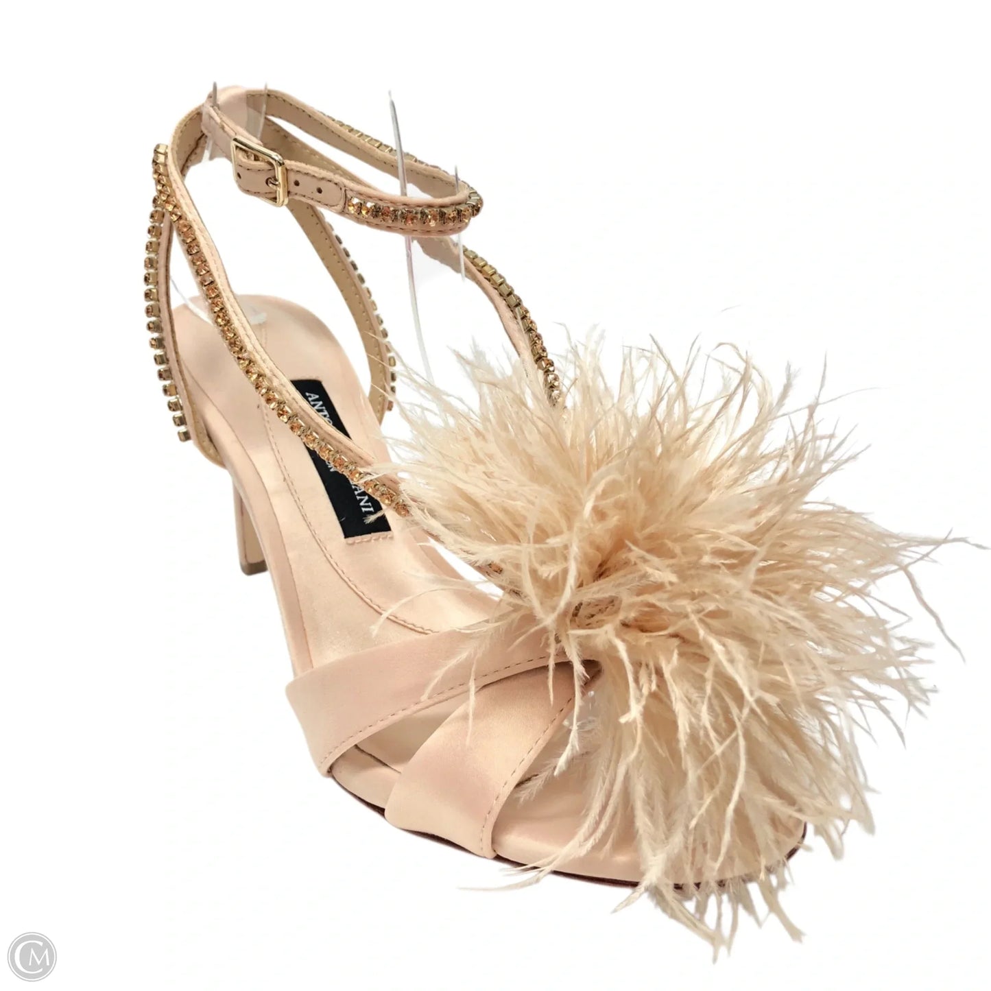 Sandals Heels Stiletto By Antonio Melani In Beige, Size: 8.5
