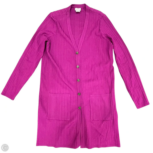 Cardigan By Chicos In Purple, Size: S