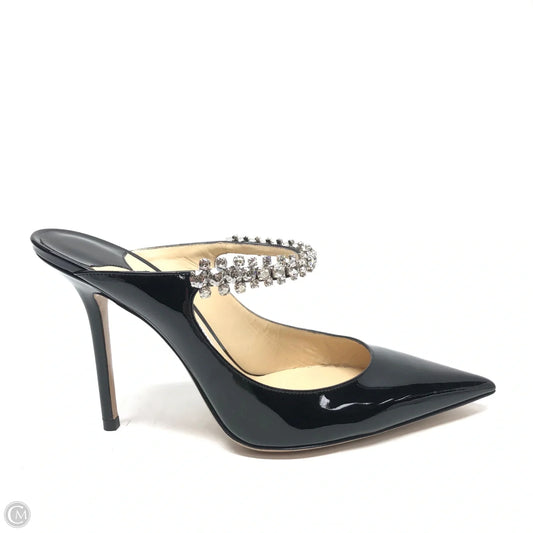 Shoes Luxury Designer By Jimmy Choo In Black, Size: 7.5