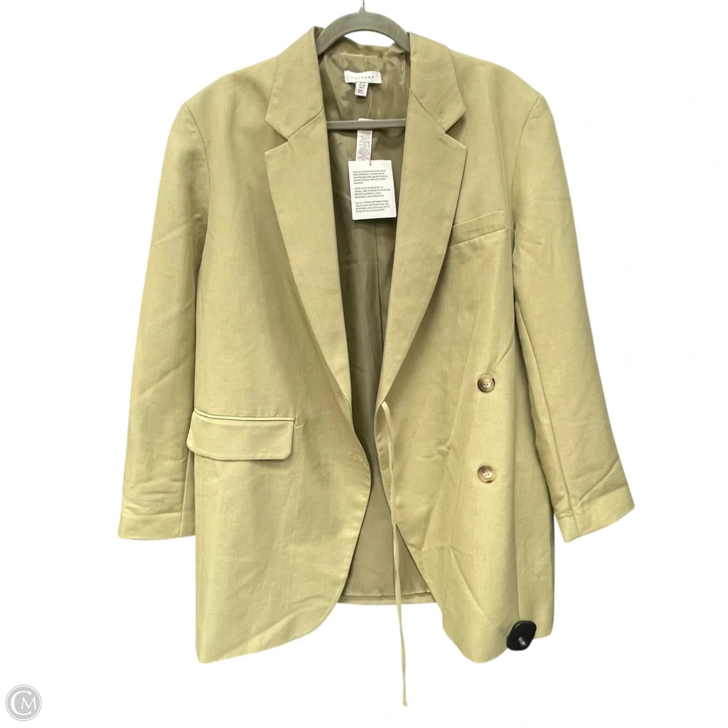 Blazer By Top Shop In Tan, Size: 4