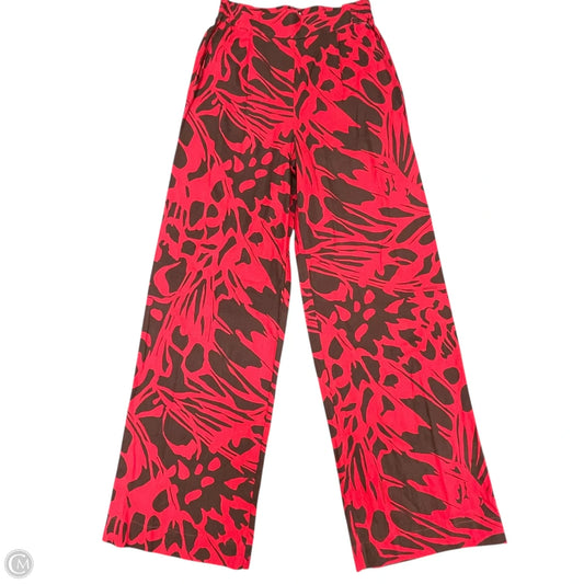 Pants Wide Leg By Cmc In Brown & Red, Size: Xs