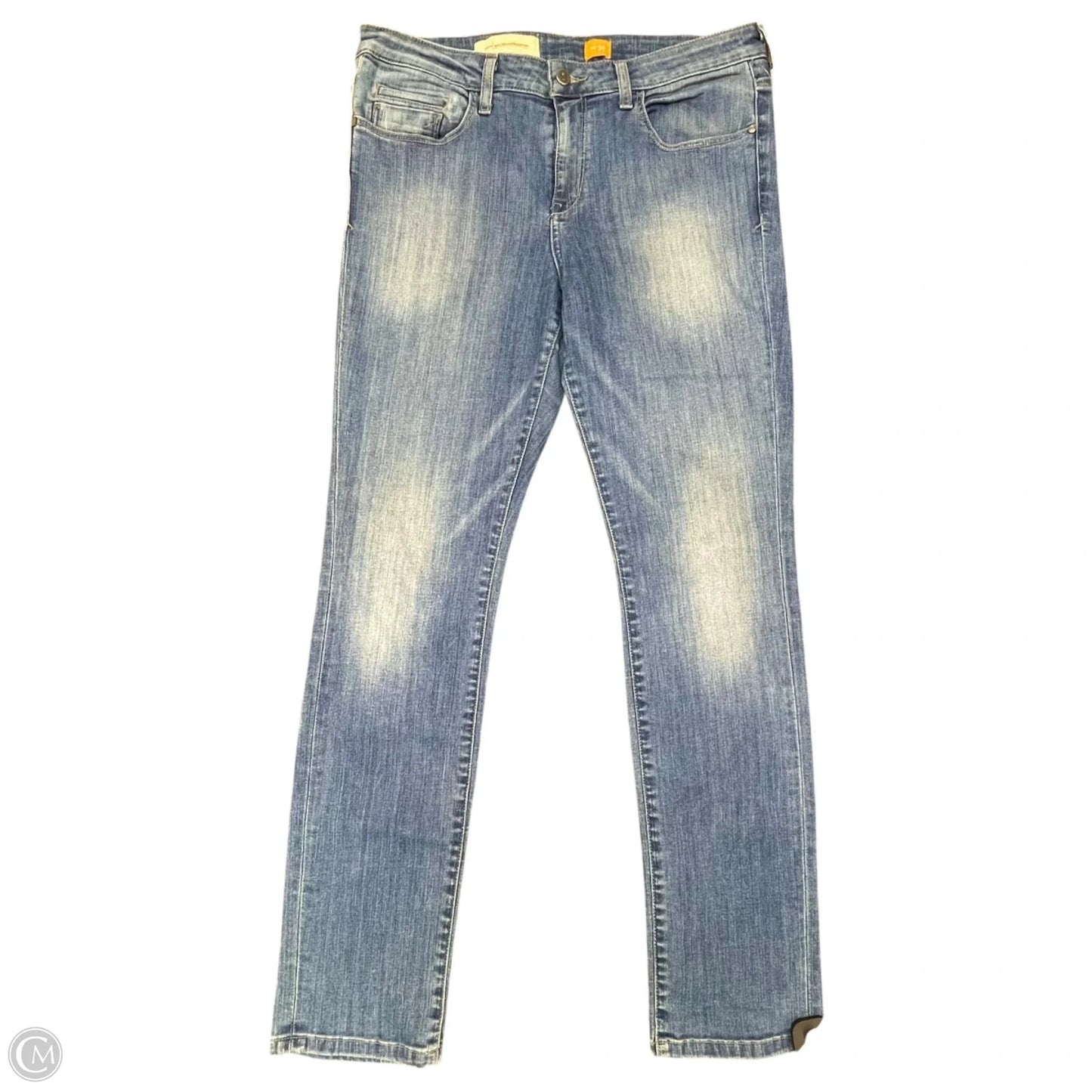 Jeans Straight By Pilcro In Blue Denim, Size: 14