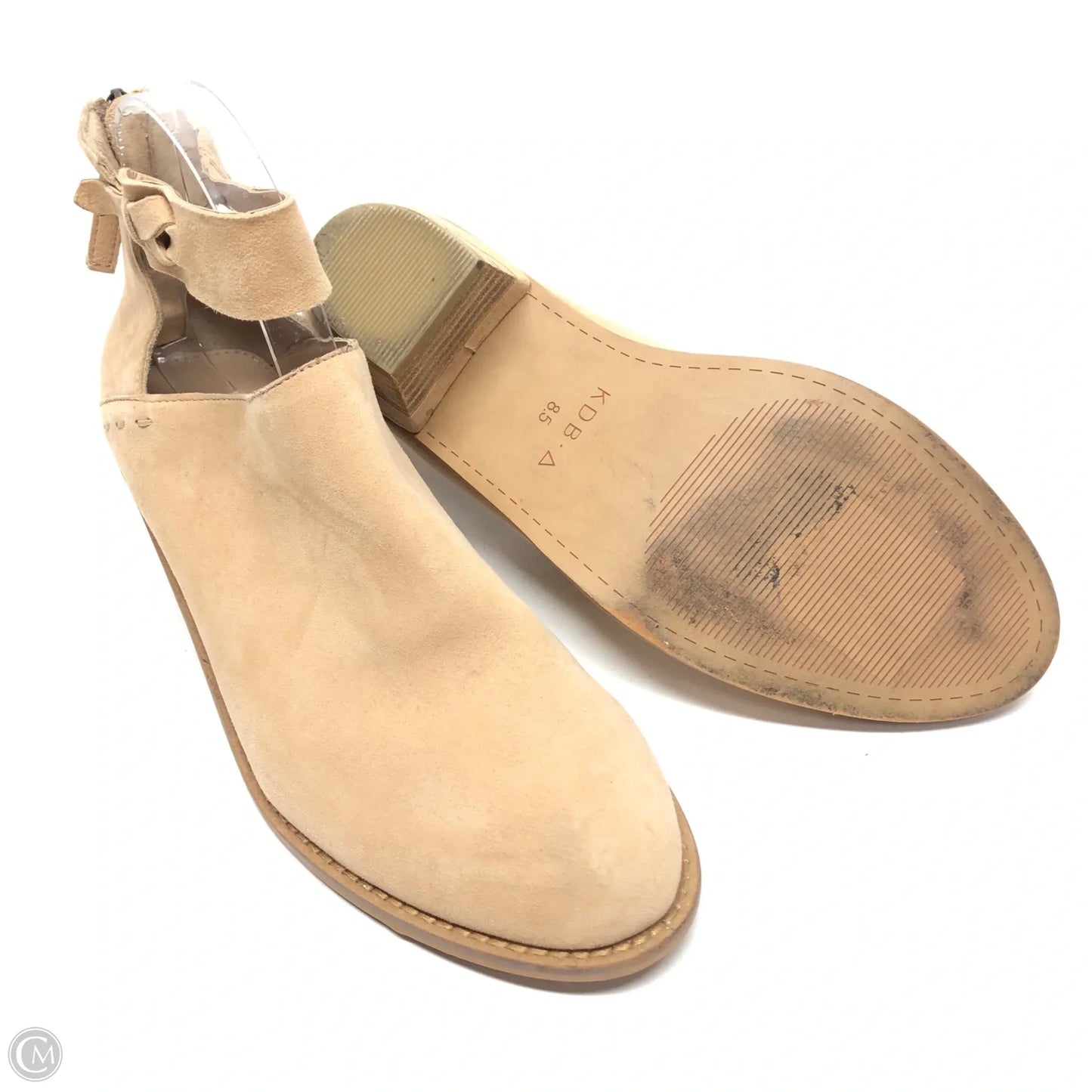 Boots Ankle Heels By Kelsi Dagger In Tan, Size: 8.5