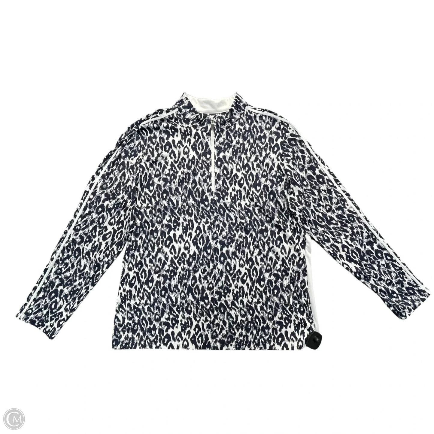 Athletic Jacket By Tail In Blue & White, Size: Xxl