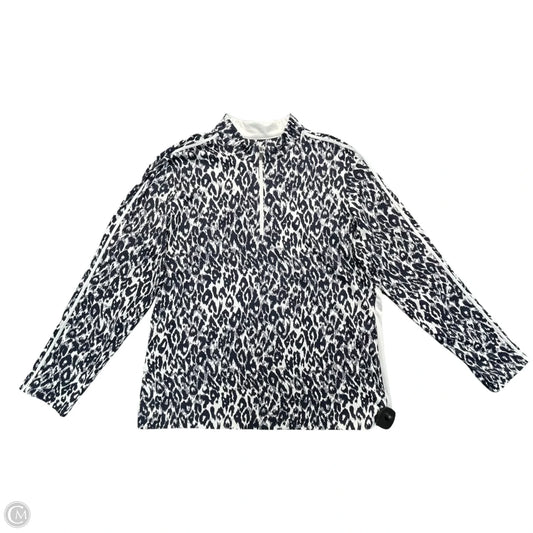 Athletic Jacket By Tail In Blue & White, Size: Xxl