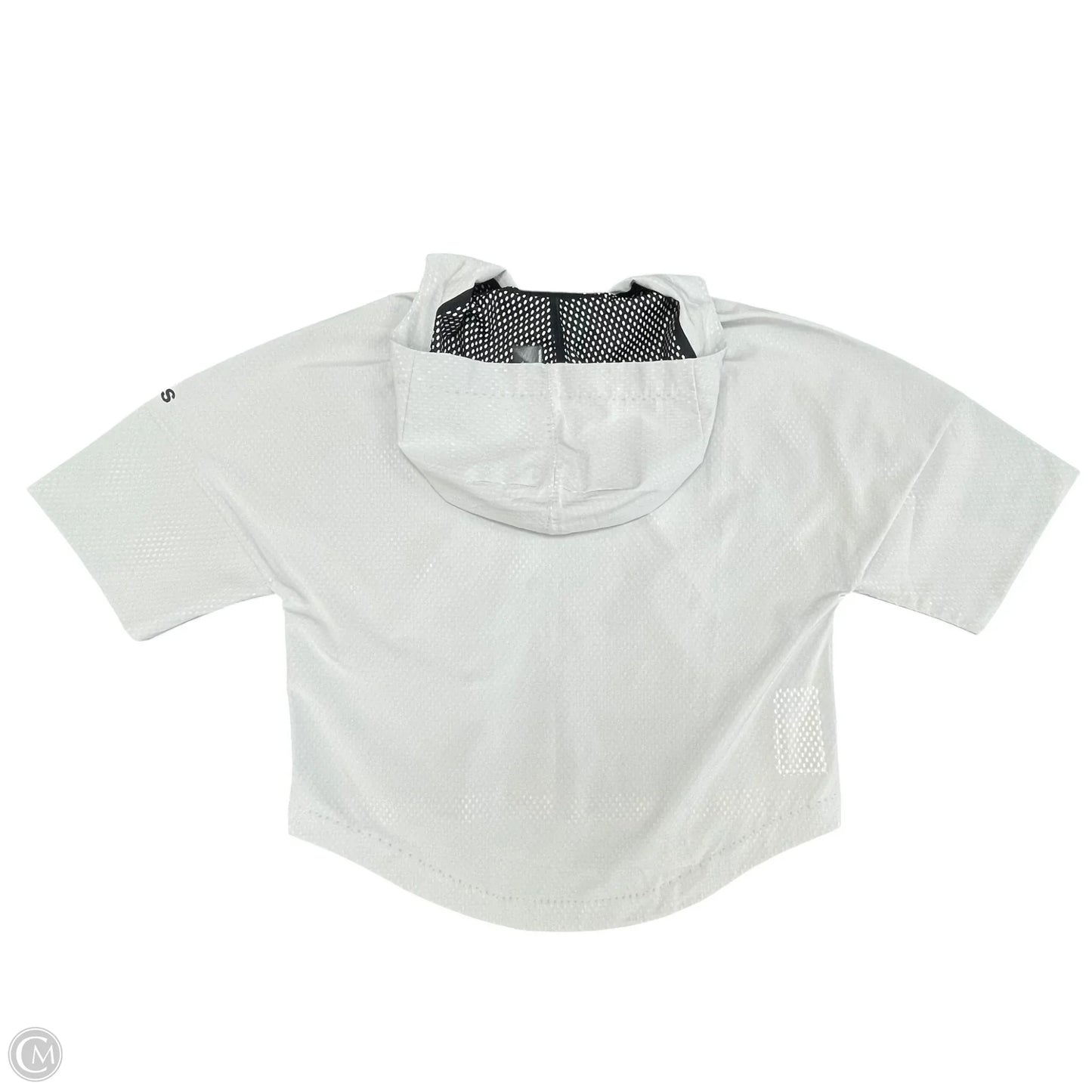 Athletic Jacket By Adidas In Grey, Size: S