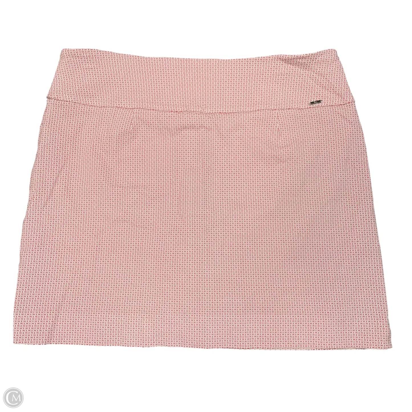 Athletic Skort By Sc & Co In Coral, Size: Xxl