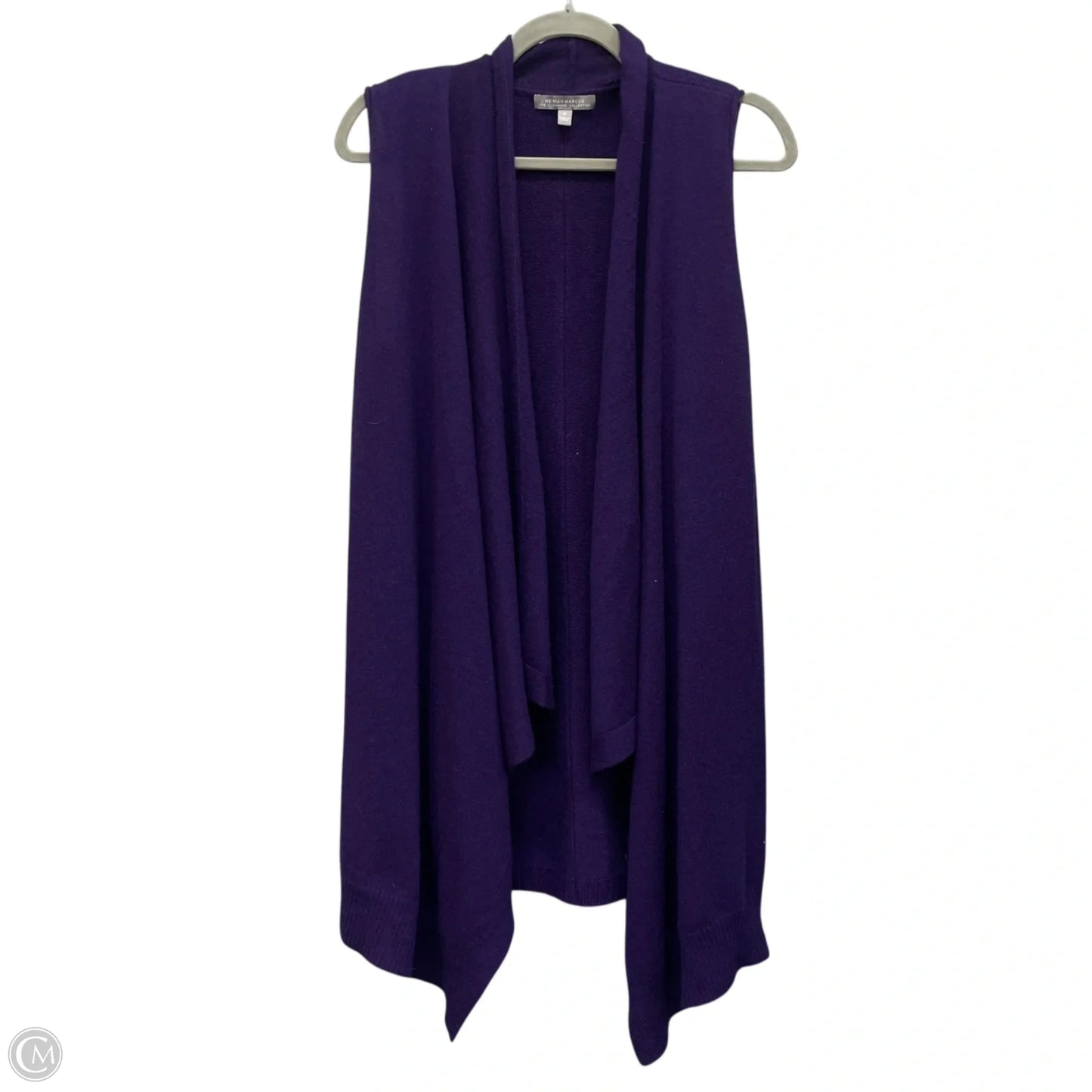 Cardigan Designer By Neiman Marcus In Purple, Size: M