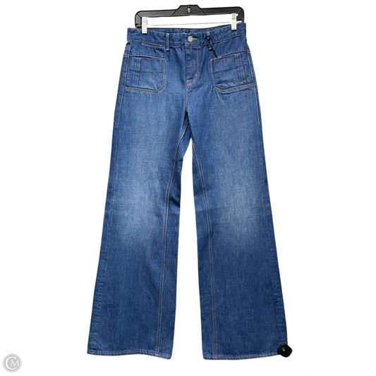 Jeans Wide Leg By London Jean In Blue Denim, Size: 8
