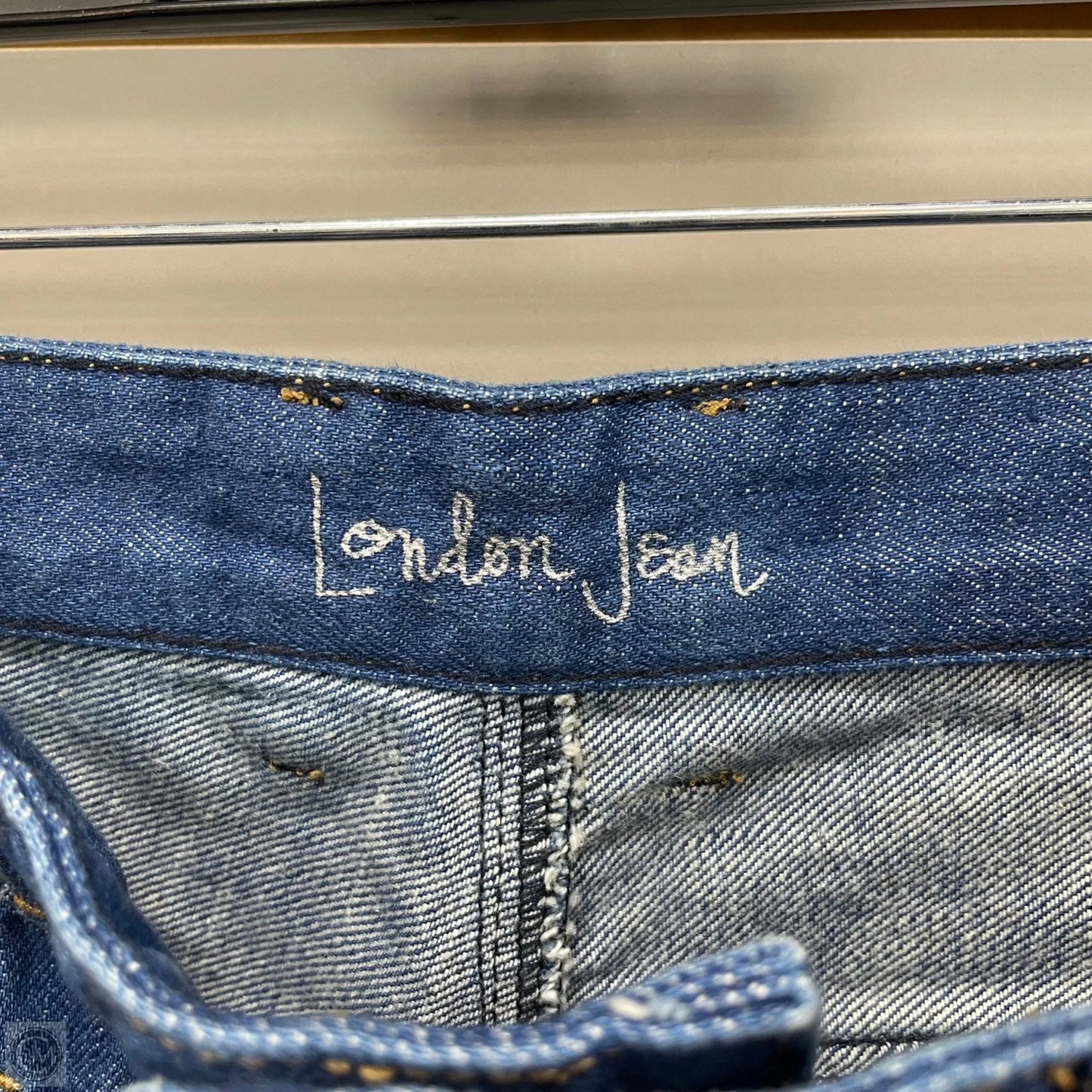 Jeans Wide Leg By London Jean In Blue Denim, Size: 8