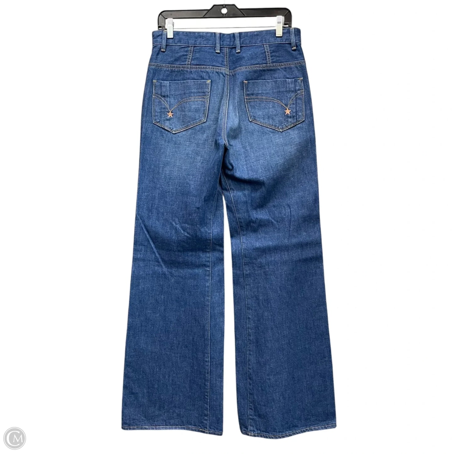 Jeans Wide Leg By London Jean In Blue Denim, Size: 8