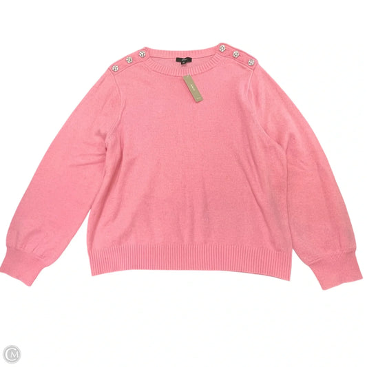 Sweater By J. Crew In Pink, Size: 2x