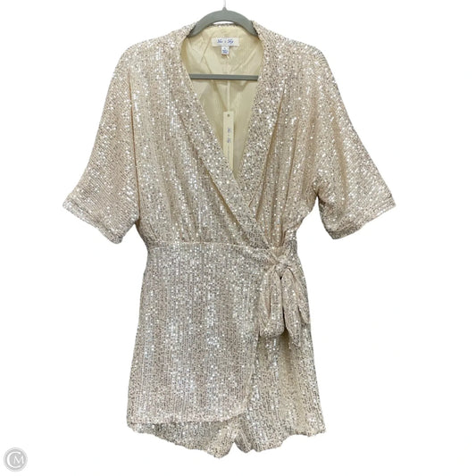 Romper By She + Sky In Beige, Size: L