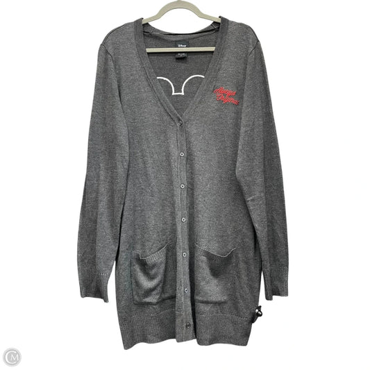 Sweatshirt Crewneck By Disney Store In Grey, Size: 3x