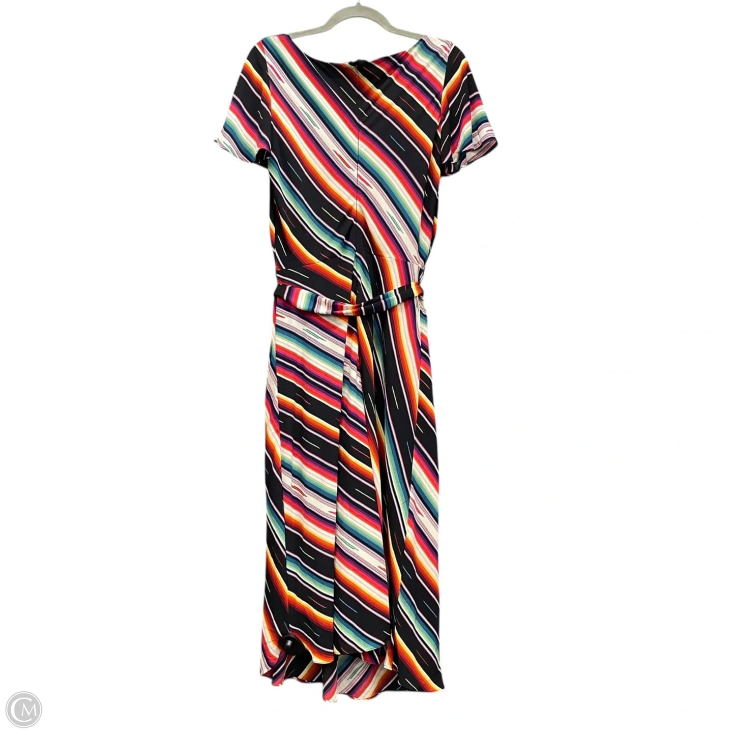 Dress Casual Midi By Lauren By Ralph Lauren In Multi-colored, Size: 8