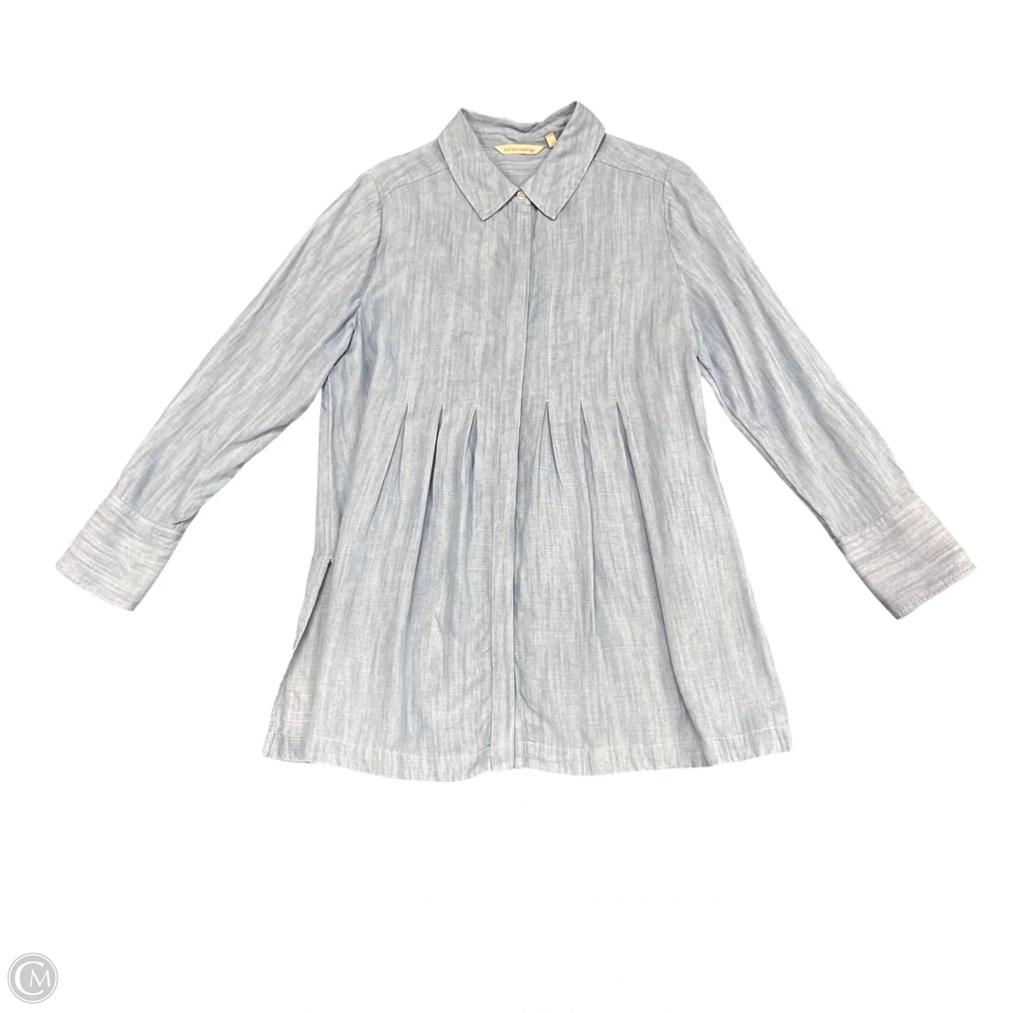 Tunic Long Sleeve By Soft Surroundings In Blue, Size: M