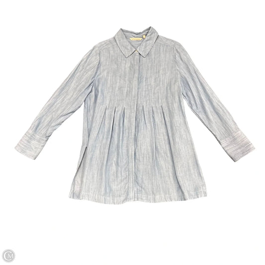 Tunic Long Sleeve By Soft Surroundings In Blue, Size: M