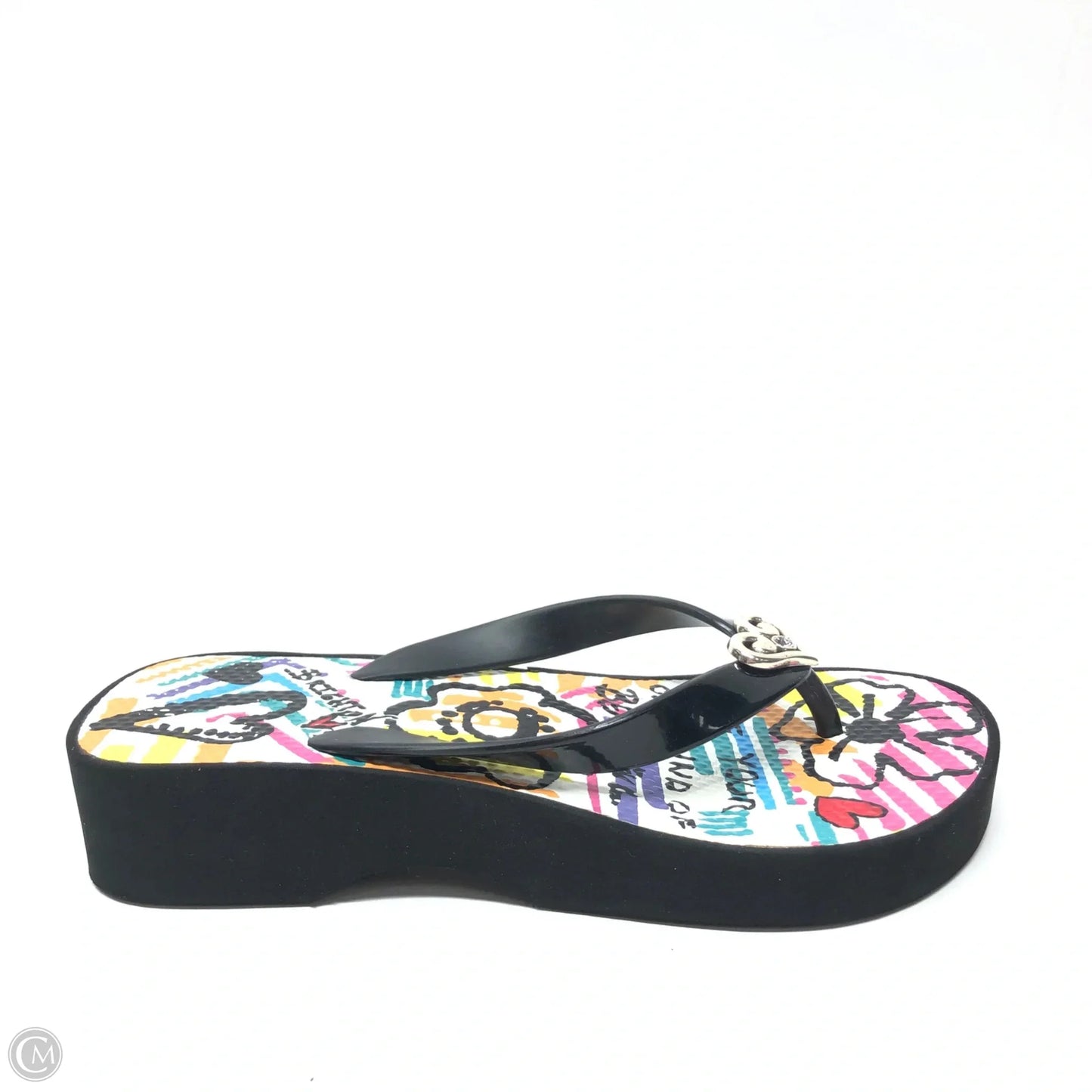 Sandals Flip Flops By Brighton In Multi-colored, Size: 6