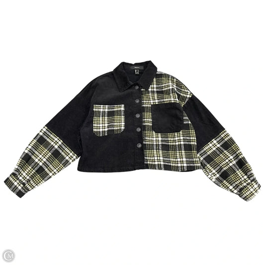 Jacket Shirt By Forever 21 In Black, Size: S