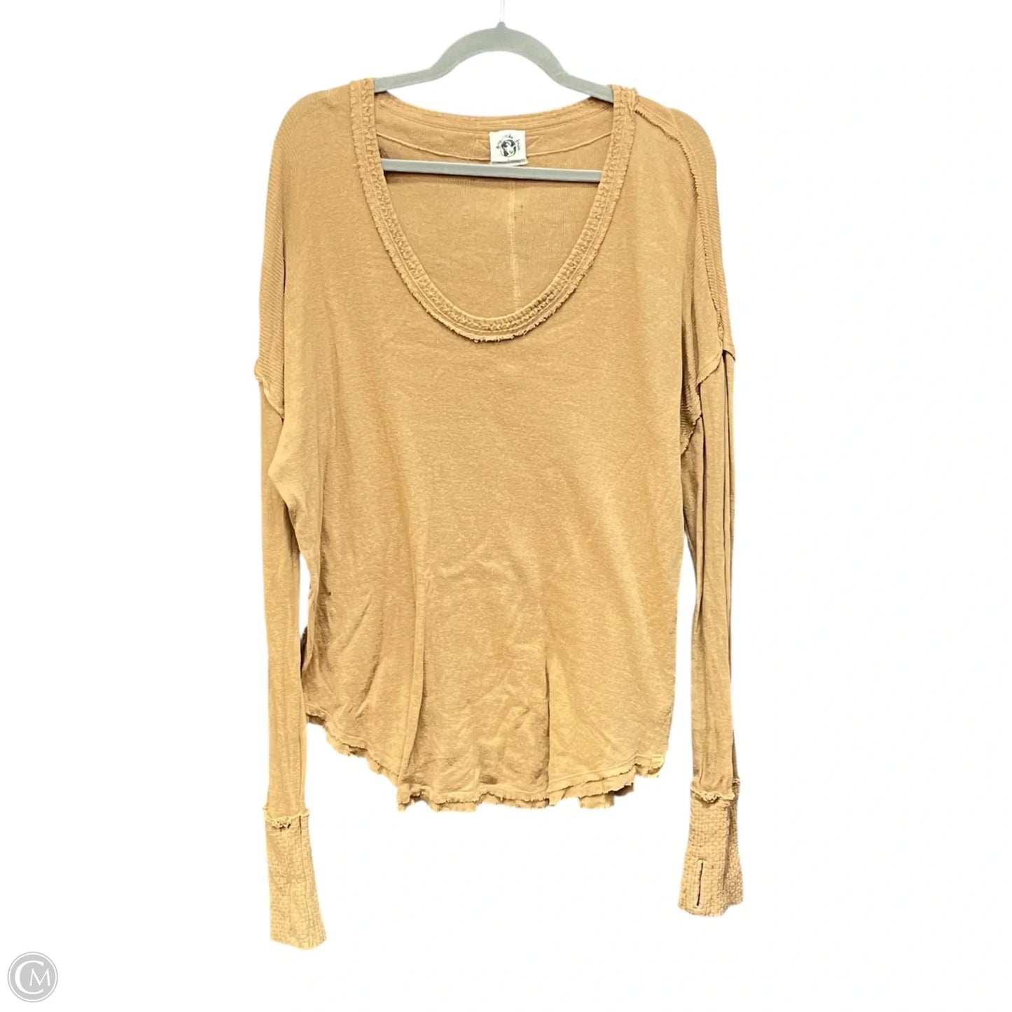 Top Long Sleeve By We The Free In Brown, Size: L