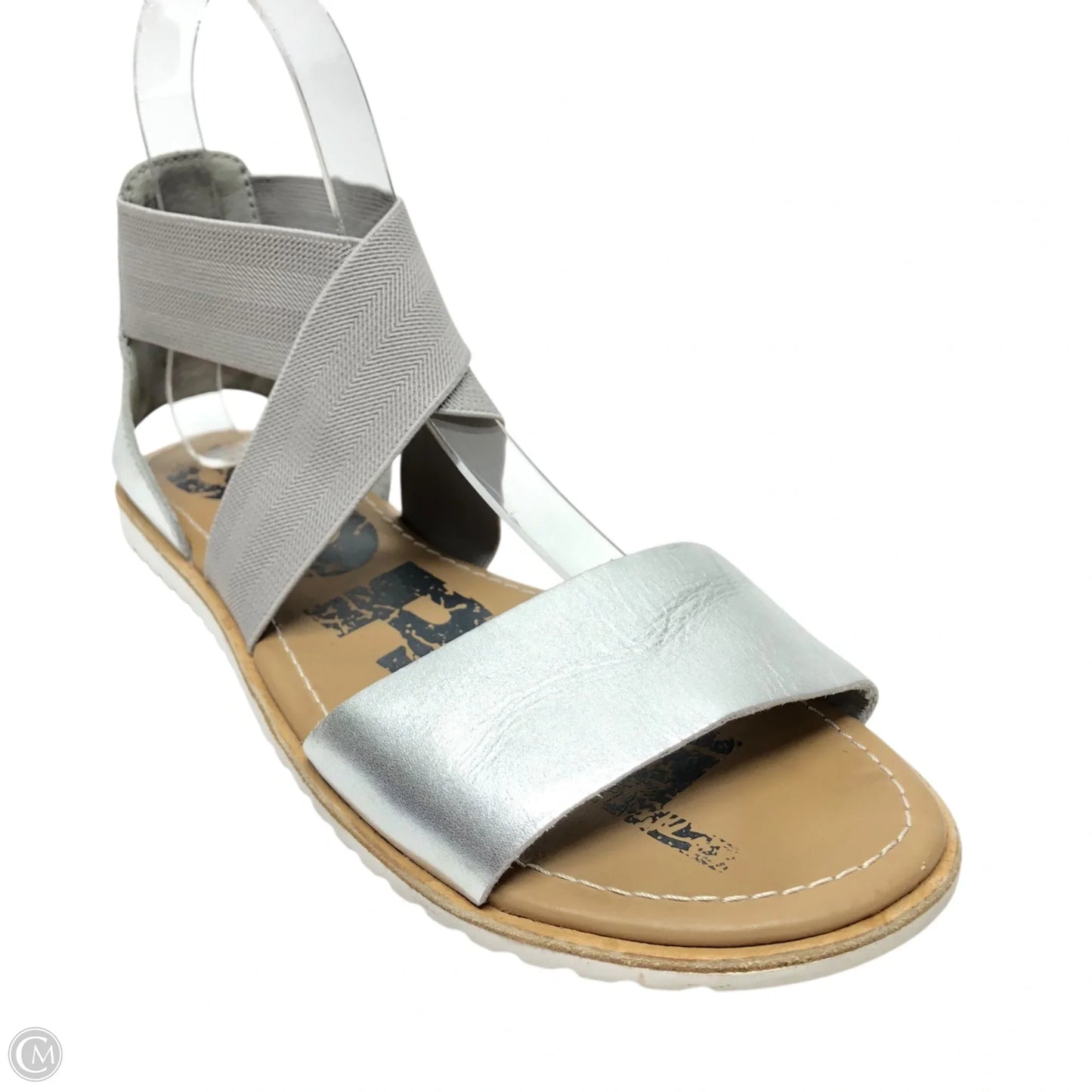 Sandals Flats By Sorel In Silver, Size: 7.5