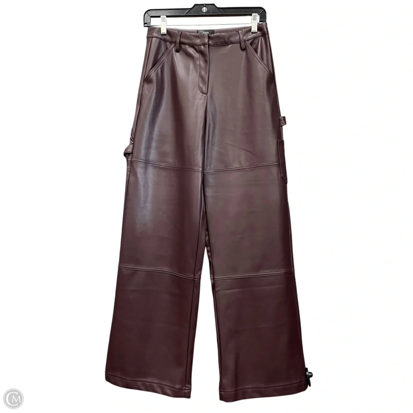 Pants Wide Leg By Aqua In Maroon, Size: S