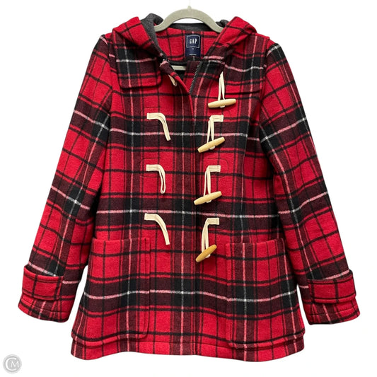 Coat Wool By Gap In Red, Size: S