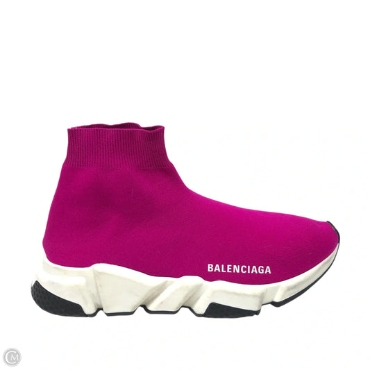 Shoes Luxury Designer By Balenciaga In Pink, Size: 8.5