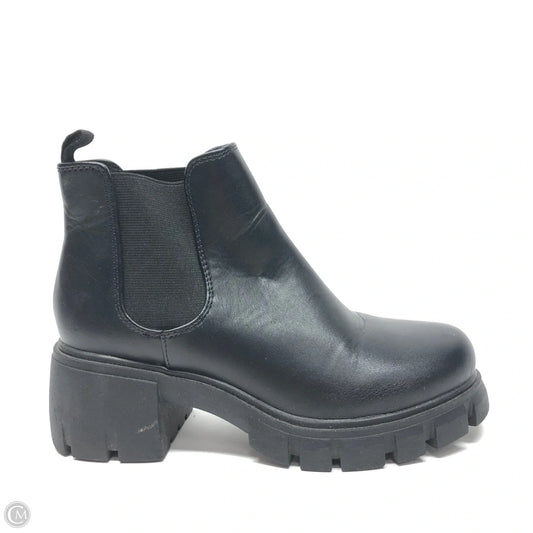 Boots Ankle Heels By Soda In Black, Size: 6