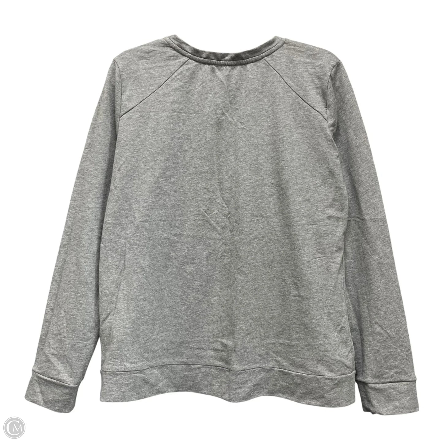 Sweatshirt Crewneck By Vince Camuto In Grey, Size: M