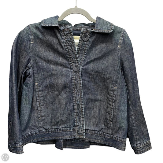 Jacket Denim By Gap In Blue Denim, Size: S