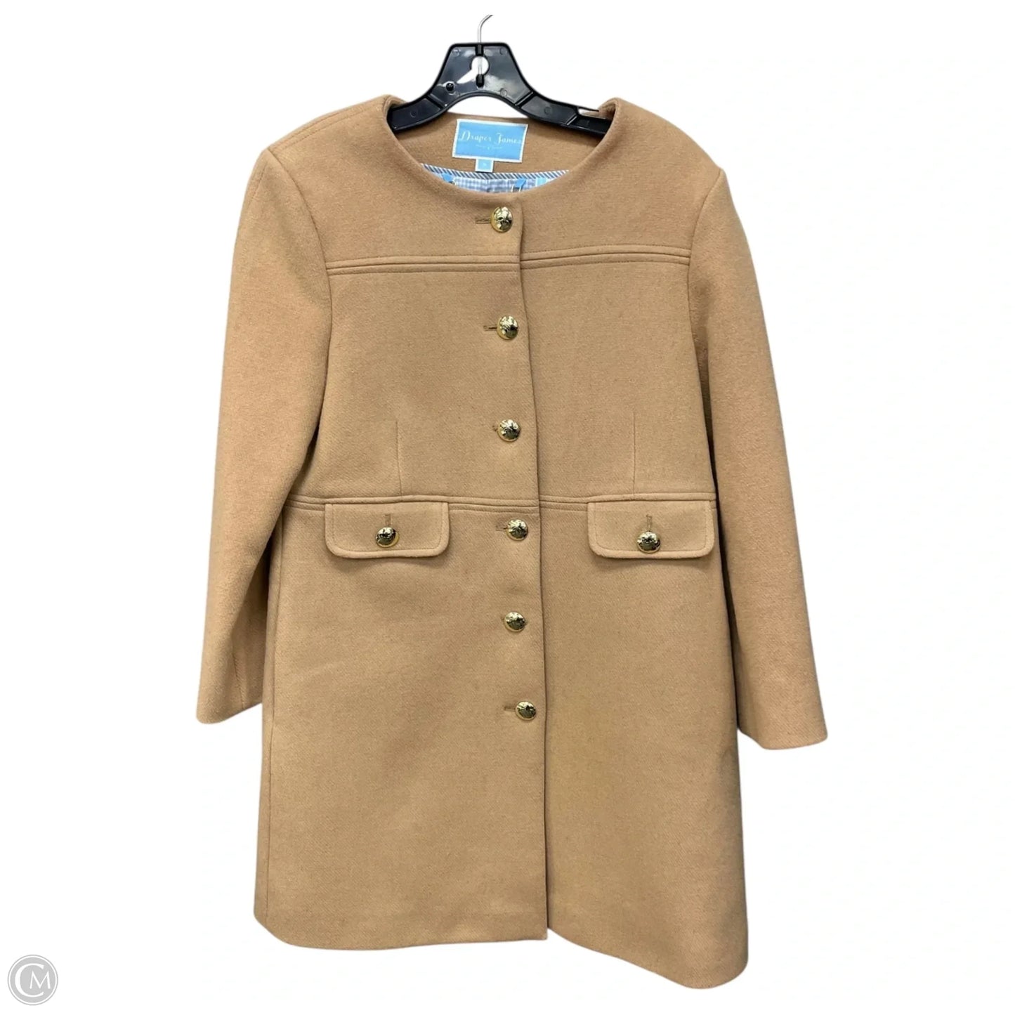 Coat Wool By Draper James In Tan, Size: 8