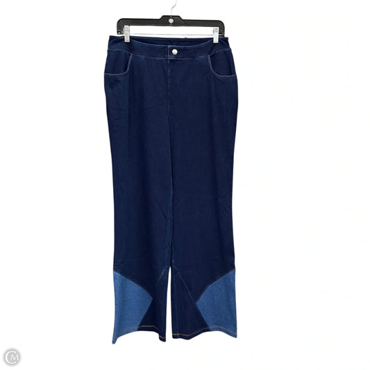 Jeans Flared By Women With Control In Blue Denim, Size: M