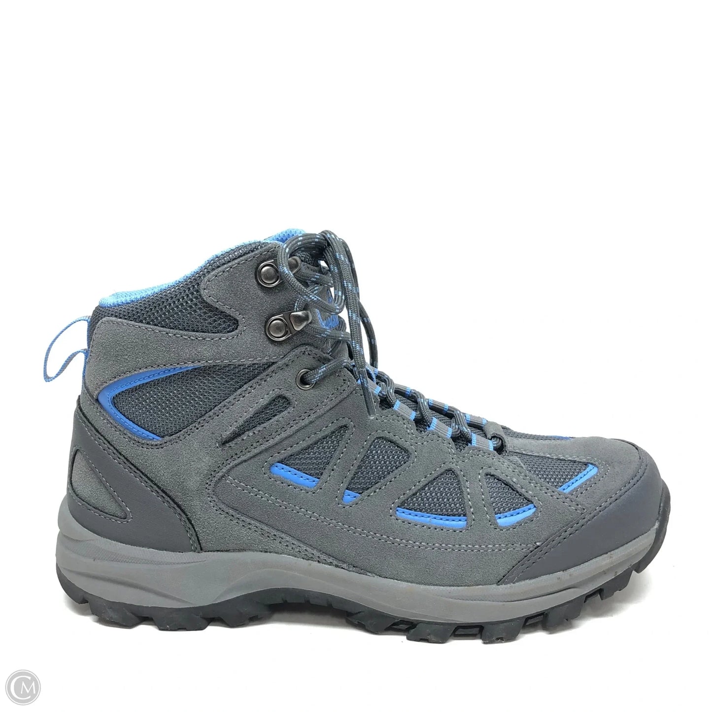 Boots Hiking By Magellan In Blue & Grey, Size: 9.5