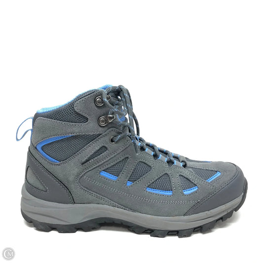 Boots Hiking By Magellan In Blue & Grey, Size: 9.5