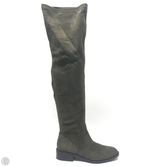 Boots Over-the-knee Flats By Aldo In Green, Size: 9
