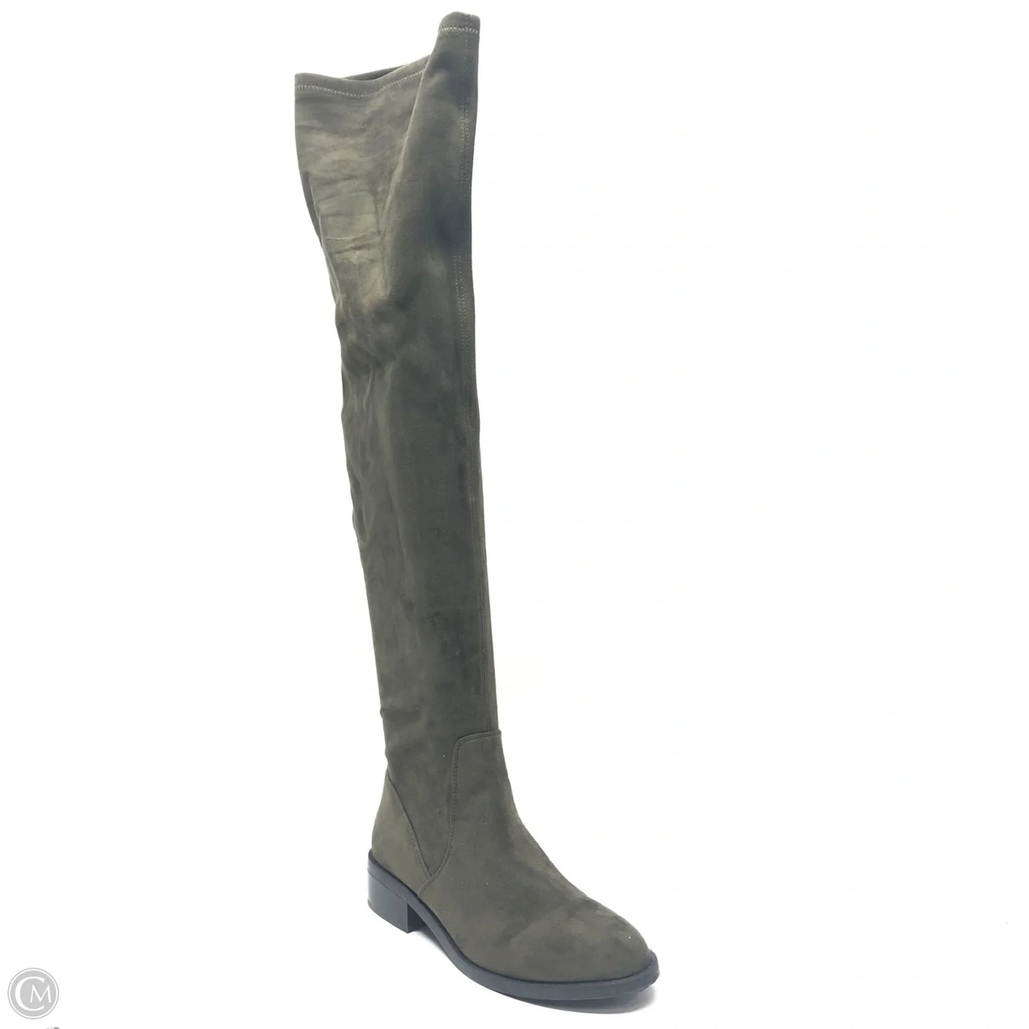 Boots Over-the-knee Flats By Aldo In Green, Size: 9