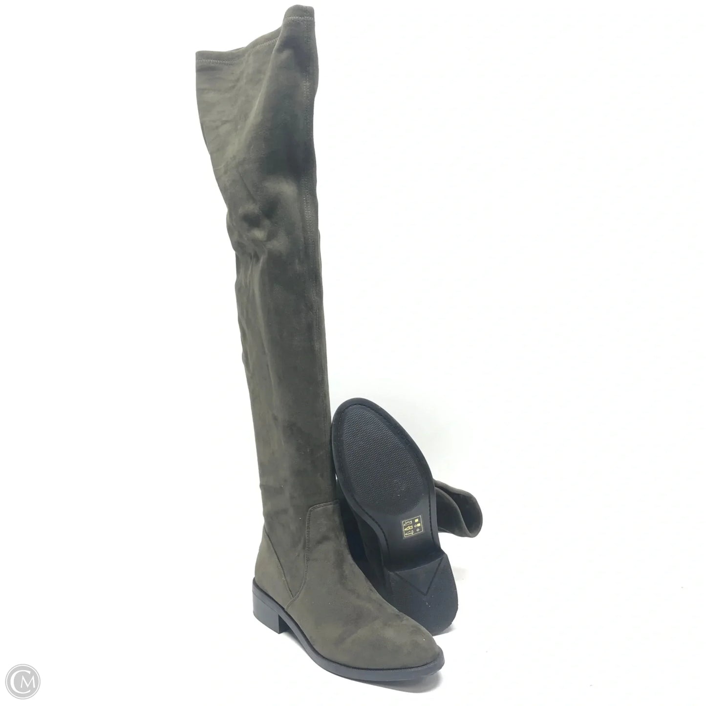Boots Over-the-knee Flats By Aldo In Green, Size: 9