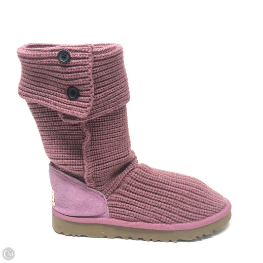 Boots Designer By Ugg In Pink, Size: 8