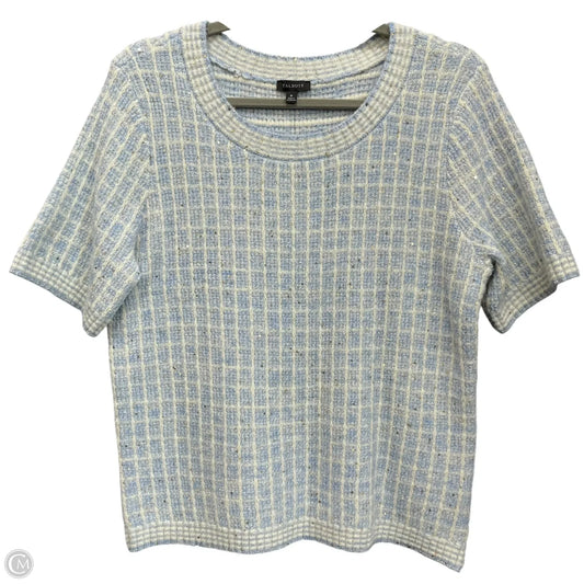 Sweater Short Sleeve By Talbots In Blue, Size: M