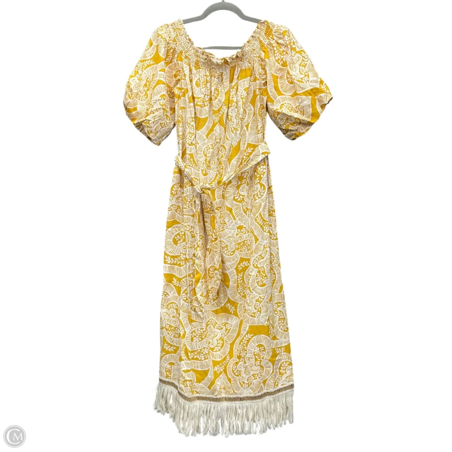 Dress Casual Midi By Antonio Melani In Yellow, Size: 0