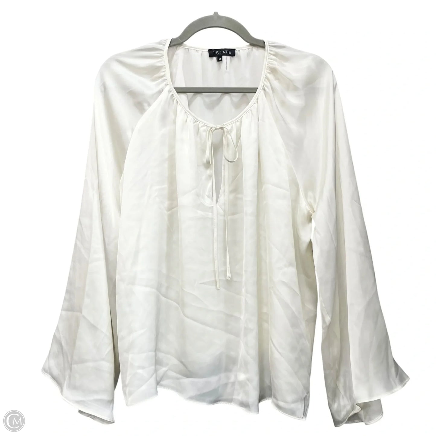 Blouse Long Sleeve By 1.state In Ivory, Size: M